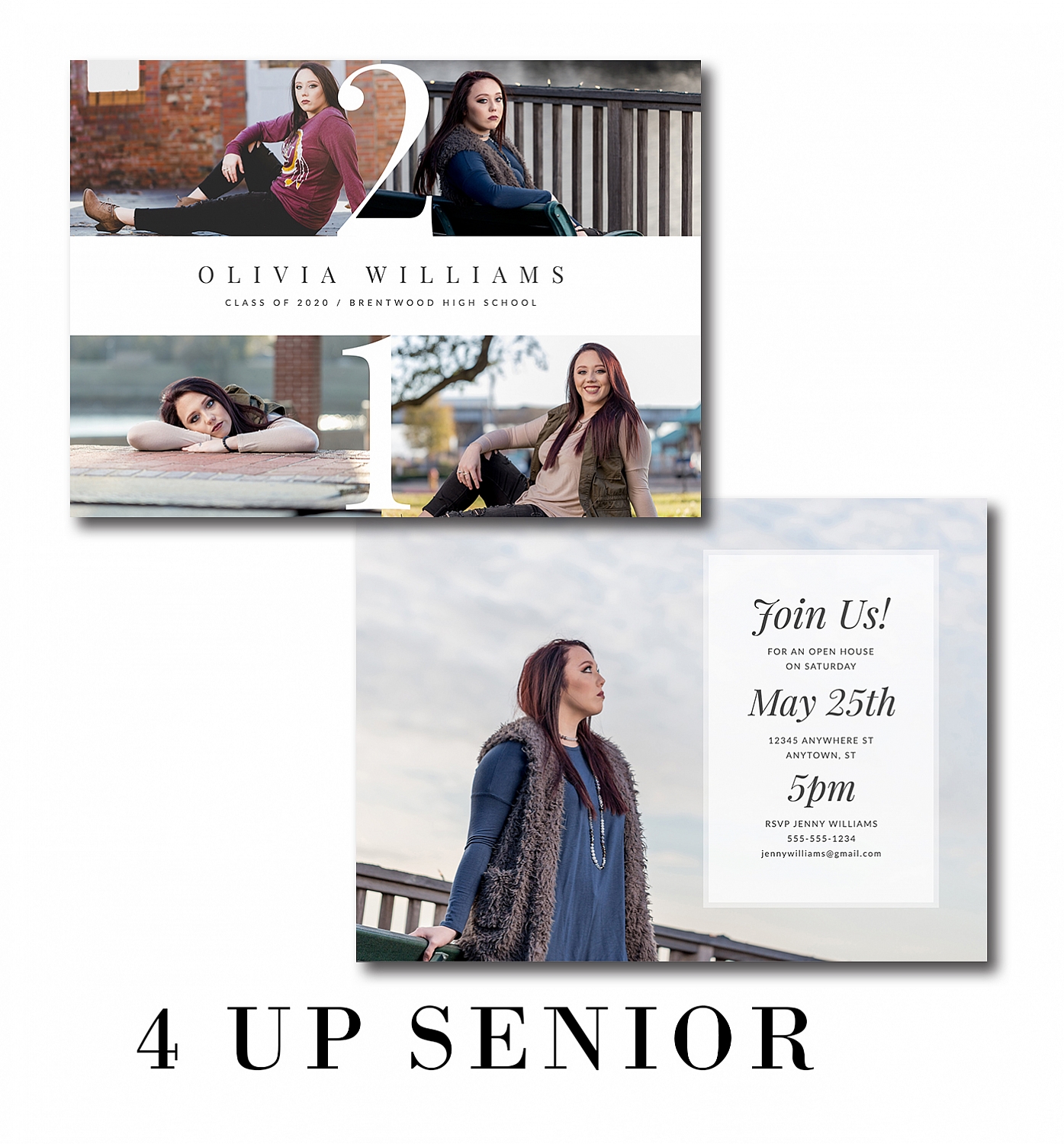 Senior Invitations Client Galleries Sprig Designs